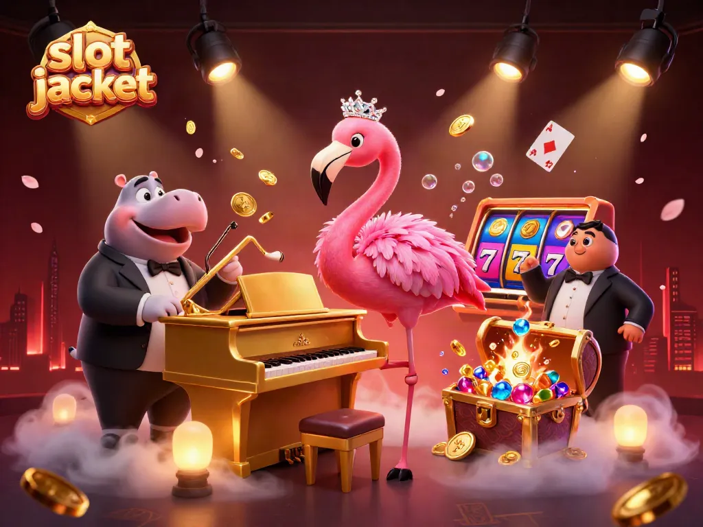 Experience the thrill of slot jackpot wins with vibrant characters and exciting game elements.