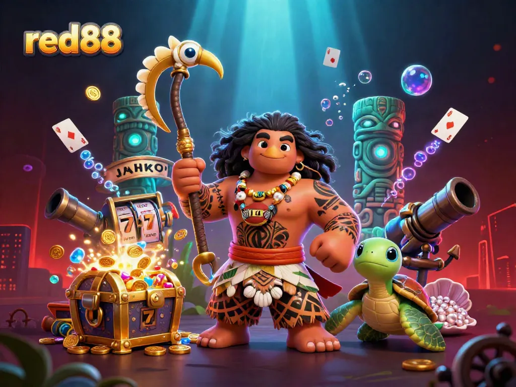 Experience thrilling wins at red88 with vibrant gaming elements and a magical atmosphere.