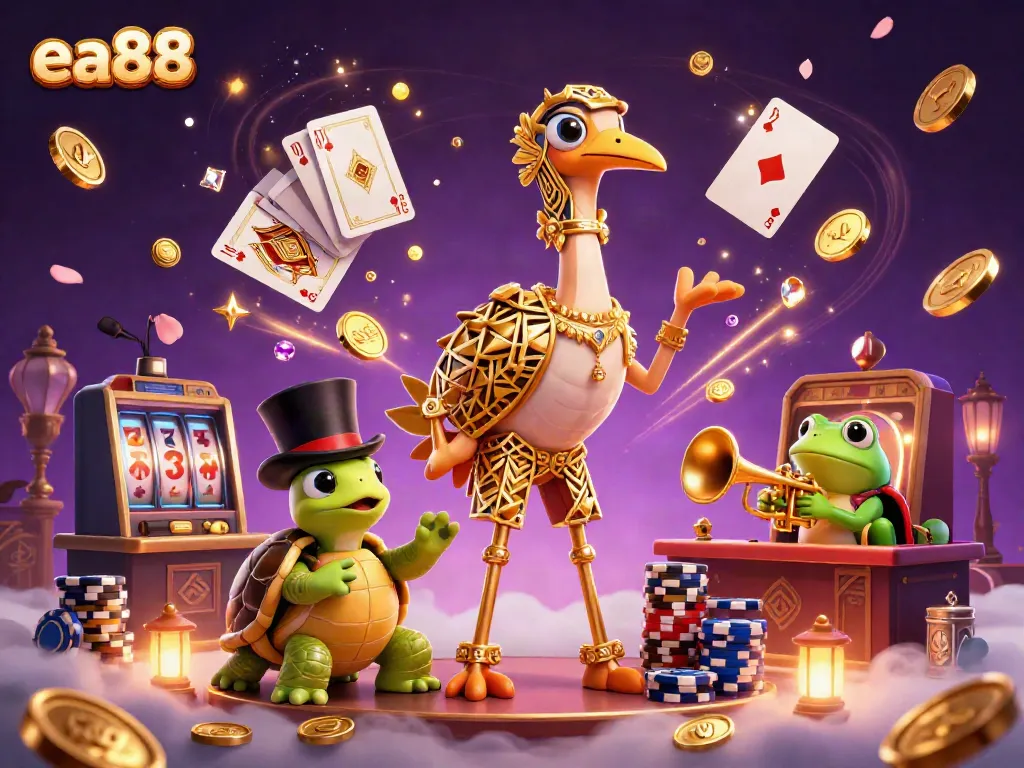 Spin the reels and win big at the vibrant ea88 casino with themed characters and rich game elements.